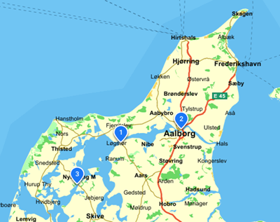 Aggersund placering